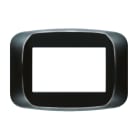 AVE AVE45PB03NL PLACCA BANQ.TECNOP. 3M. NERO LUCIDO