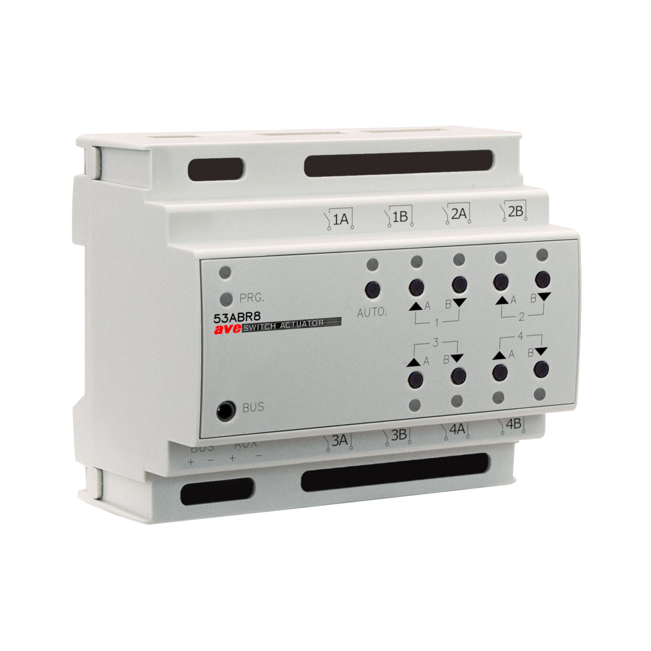 AVE - AVE53ABR8 ATTUATORE 8CH MULTIFUNZIONE 6M DIN