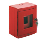 AVE AVEQ5505ER CENTR. ROSSO IP55 VETRO FRANGIB. 5M