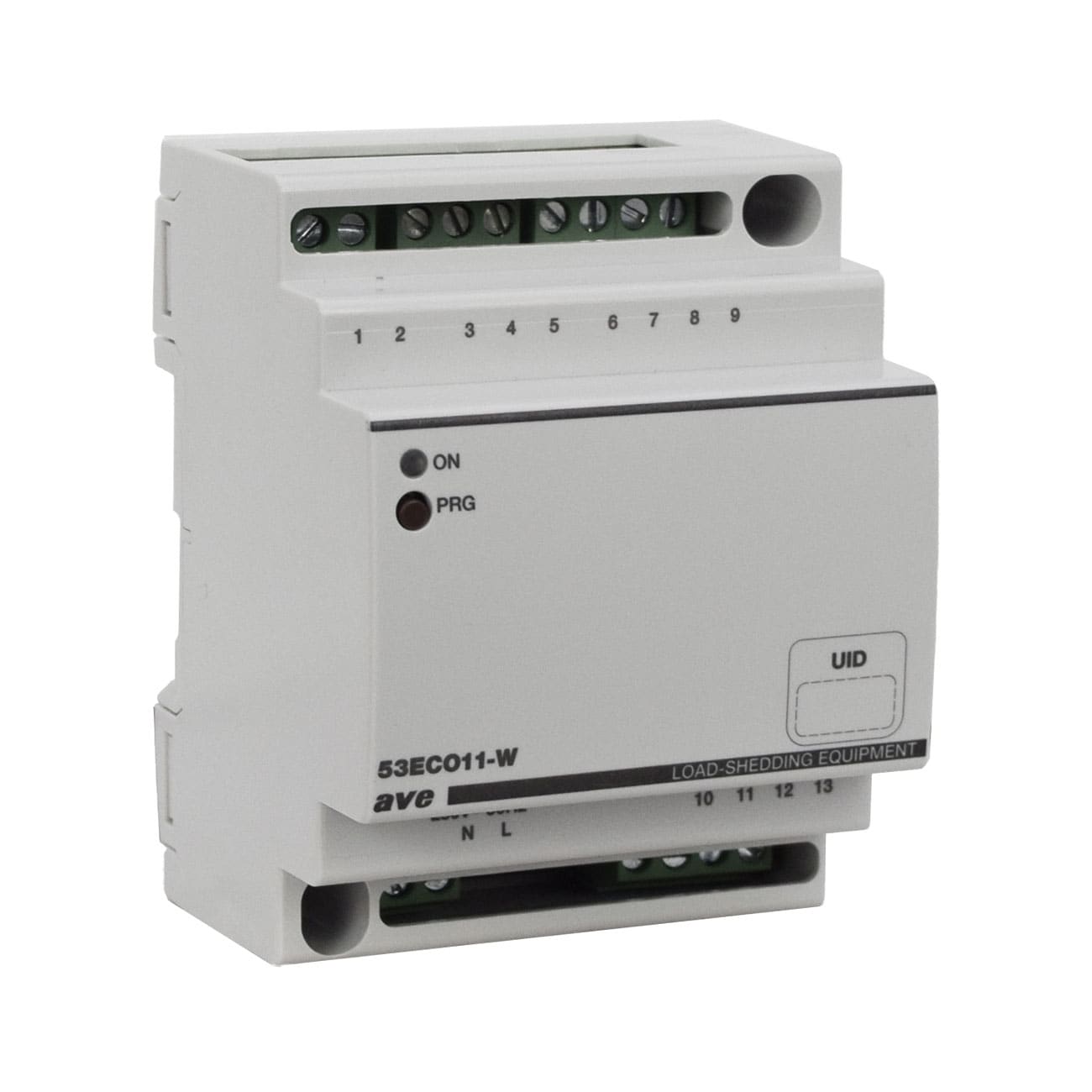 AVE AVE53ECO11-W CONTROLLO CARICHI MONOFASE 4 M. DIN