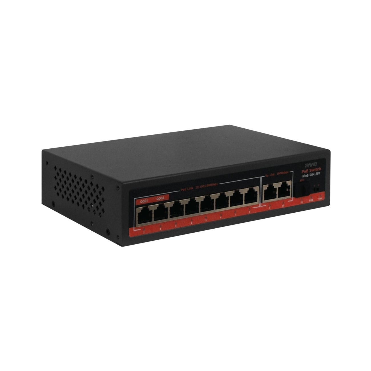 AVE - AVEVIIP-SPOE SWITCH POE 8 PORTE 10/100/1000 MBPS