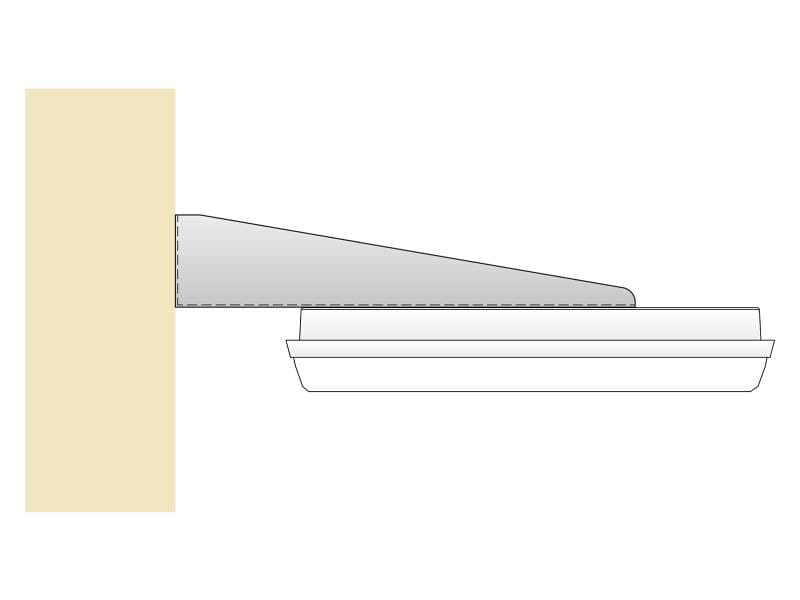 LINERGY SRL - LENA047 STAFFA PER FISSAGGIO A BANDIERA