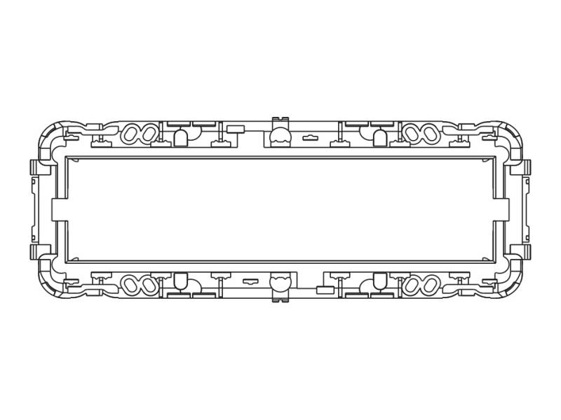 LINERGY SRL - LENA051 TELAIO ADATT. SEVEN PLAC. AVE, VIMAR