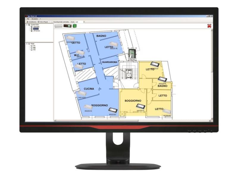 LINERGY SRL - LENA120 SOFTWARE DI SUPERVISIONE GRAFICA SPY SYS
