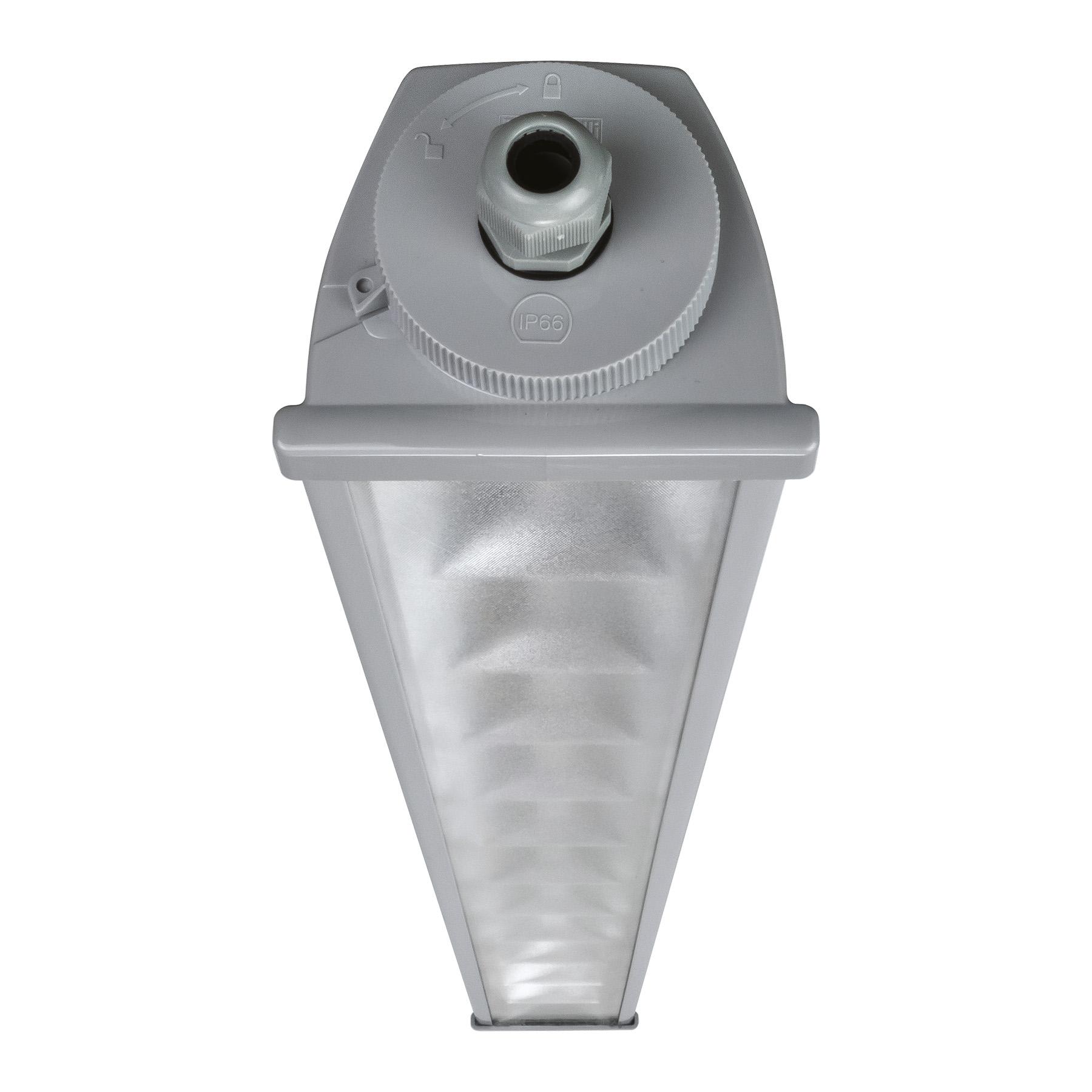 BEGHELLI - BEGA158ESD6 ACCIAIO E LED 1X58 SD 29W 6K