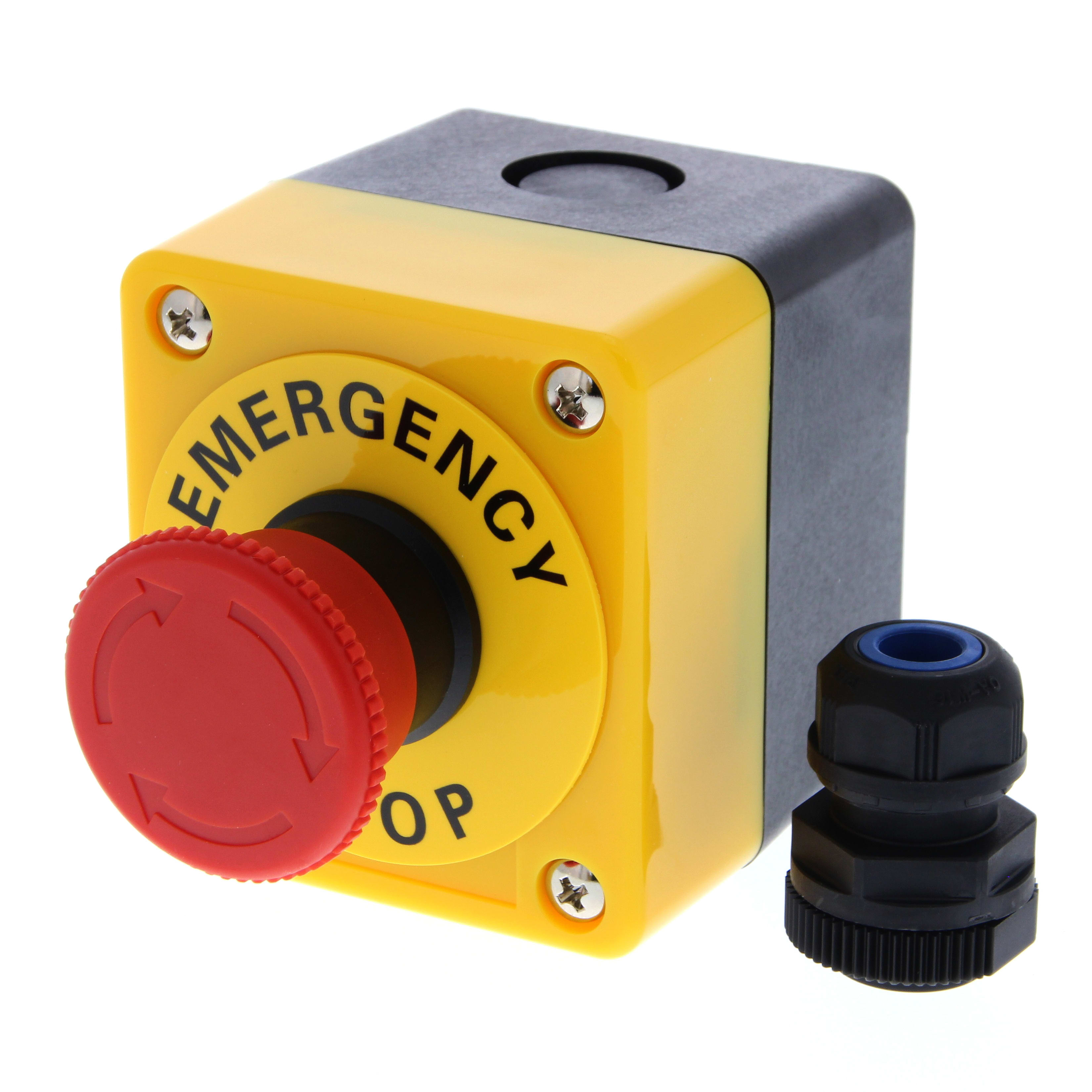 OMRON OMRA22EM11B PULS.22,A22E,EMERGENZA40MM,2NC1NO,E.SCAT