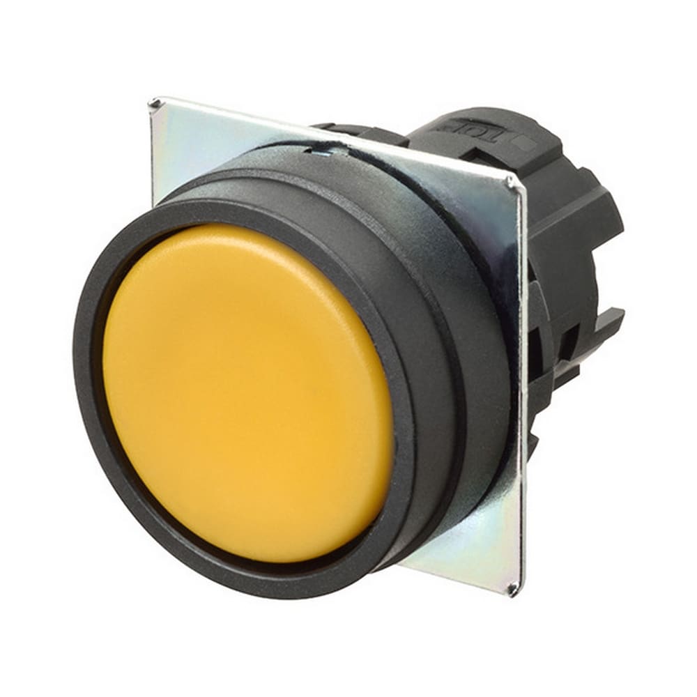 OMRON OMRA22NZBNMNYA PULSANTE- PIATTO.MOMENTANEO. GIALLO OPAC