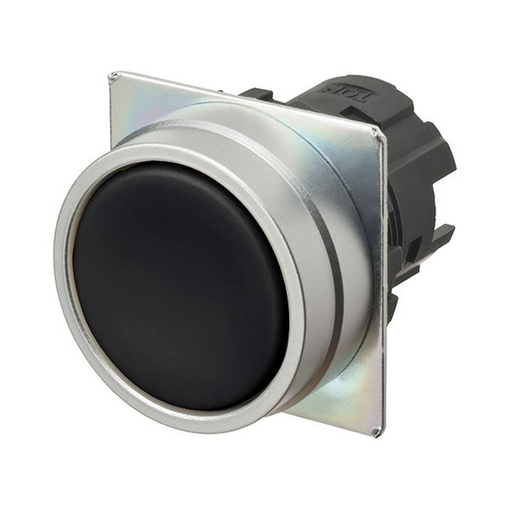 OMRON - OMRA22NZMNMNBA pulsante- Piatto.momentaneo. nero opaco. gh