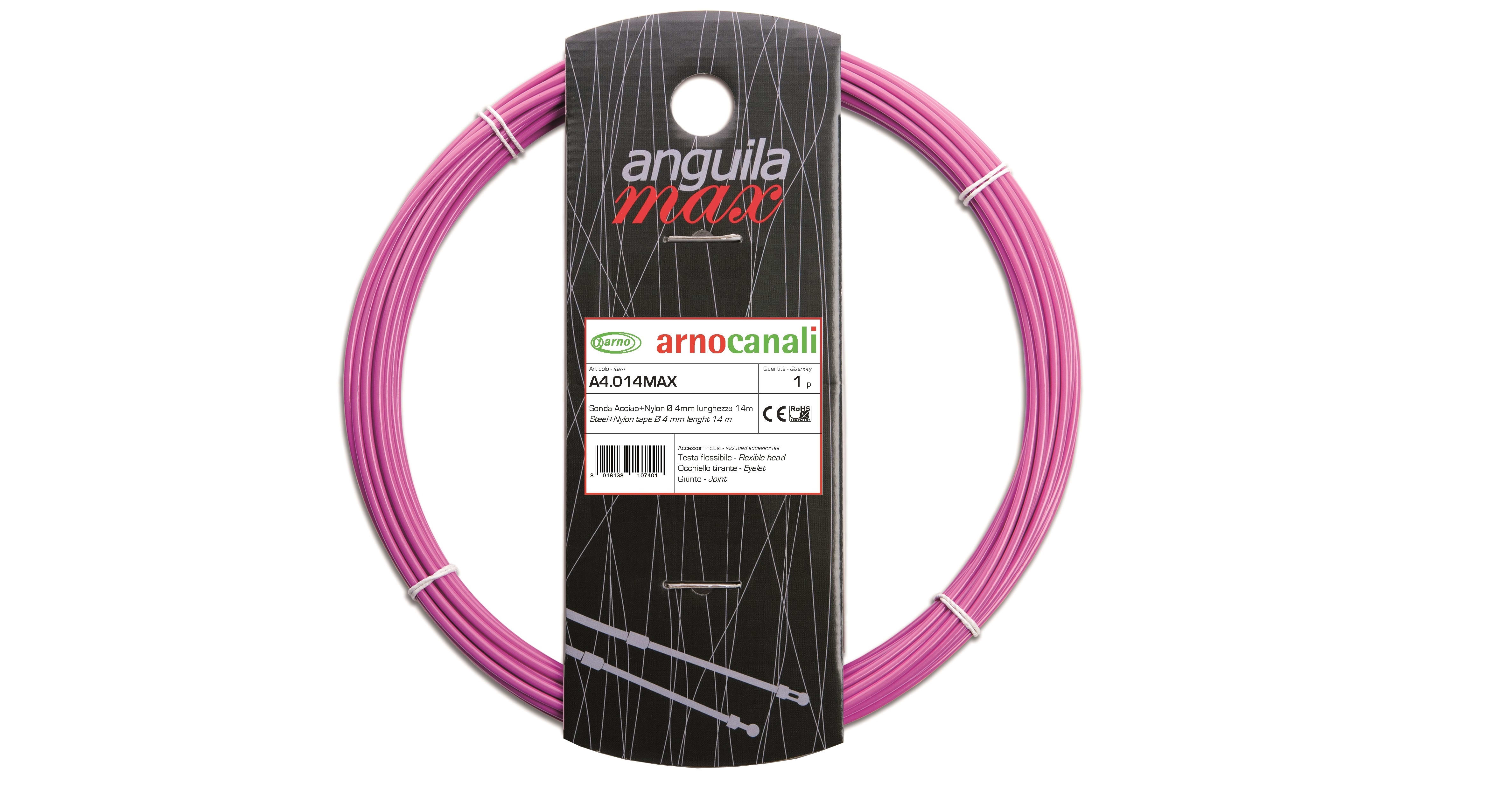 ARNOCANALI SPA ARNA4.007MAX SONDA ACCIAIO-NYLON D4 L 7M