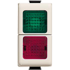 BTICINO BTIA5064V MATIX MAGIC - PORTALAMPADA ROSSO/VERDE
