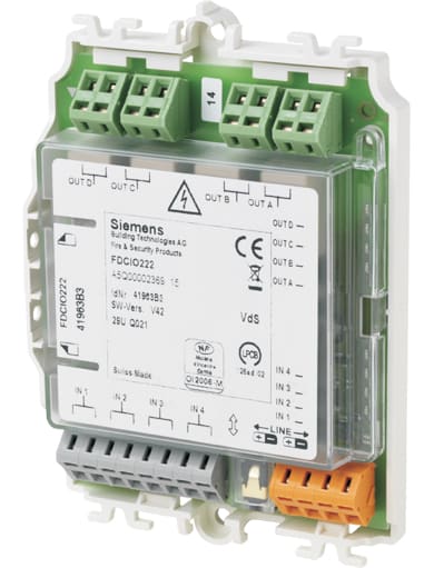 SIEMENS - BUILDING T BCTA5Q00018689 FDCIO224 MODULO 4 INGRESSI/4 USCITE VDS