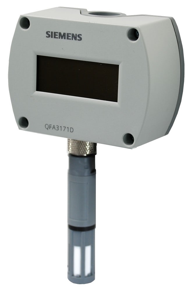 SIEMENS - BUILDING T BCTBPZ:QFA3171D SONDA UR E T AMBIENTE CON DISPLAY