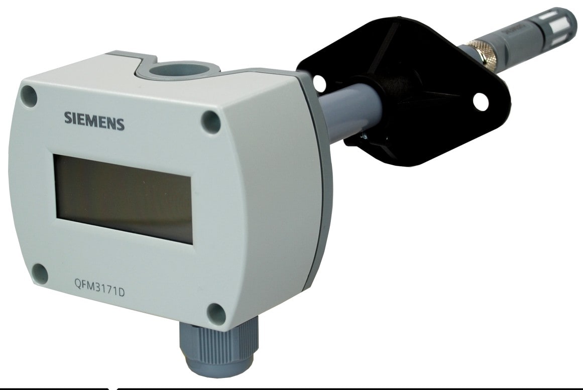SIEMENS - BUILDING T BCTBPZ:QFM3171D SONDA UR E T DA CANALE CON DISPLAY