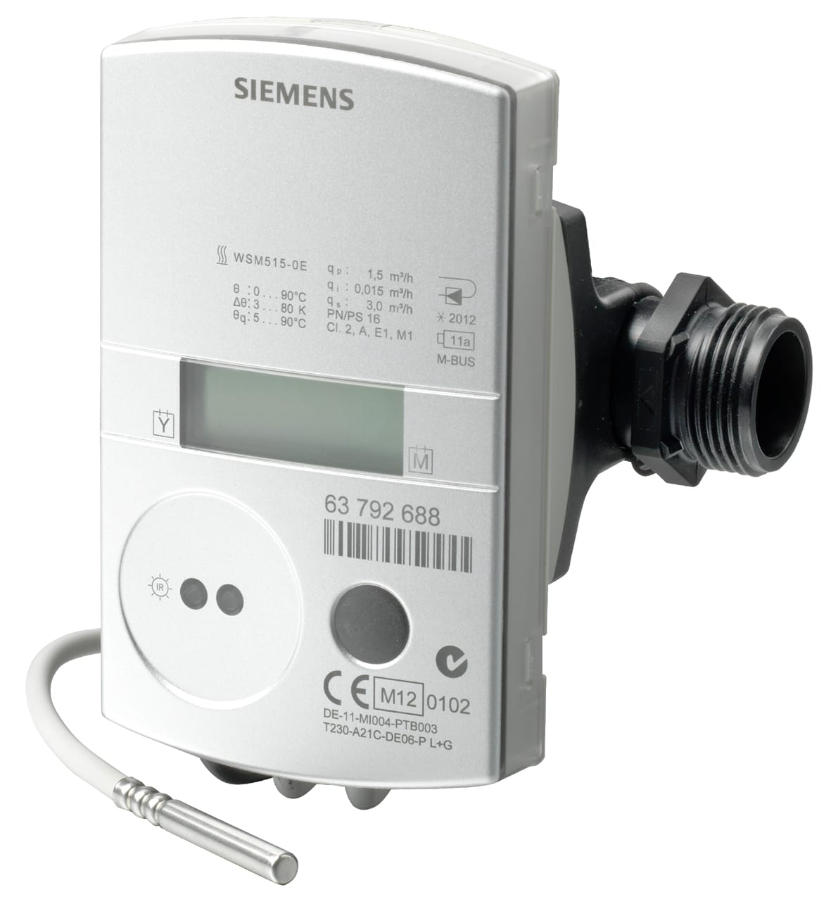 SIEMENS - BUILDING T BCTS55561-F280 WSN525-BE CONT ULTRAS C/F 2,5M3/H MBUS