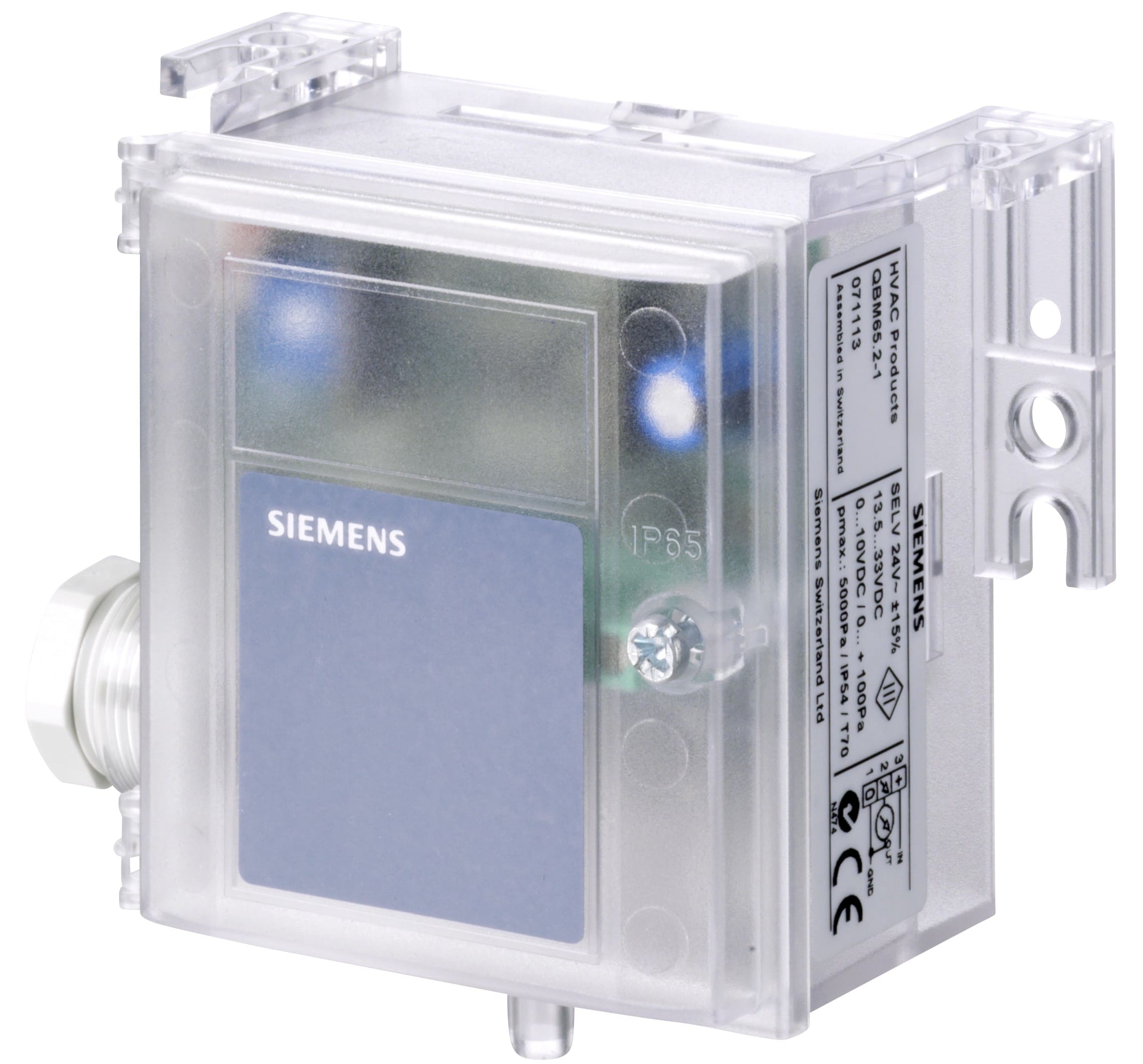SIEMENS - BUILDING T BCTS55720-S447 QBM3120-25 SONDA CAN. 0..2500PA,4..20MA