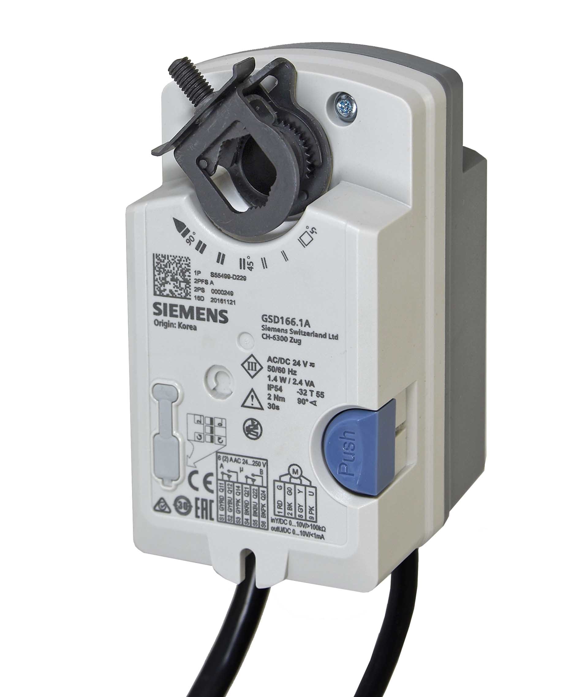 SIEMENS - BUILDING T BCTS55499-D281 GSD141.1A SERV.SER. 2NM 3PTI 24VAC