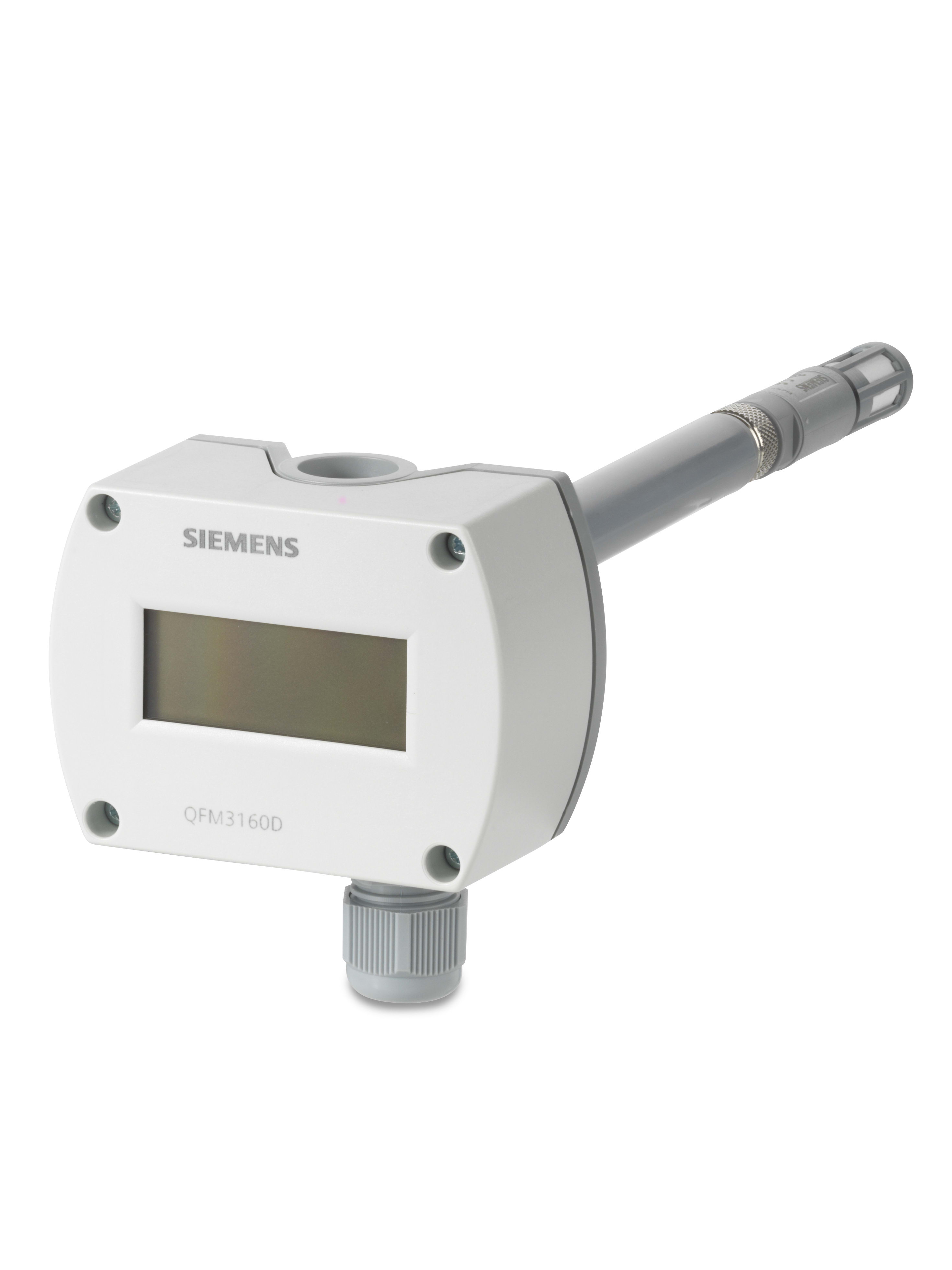 SIEMENS - BUILDING T BCTBPZ:QFM3160D SONDA UR E T DA CANALE CON DISPLAY