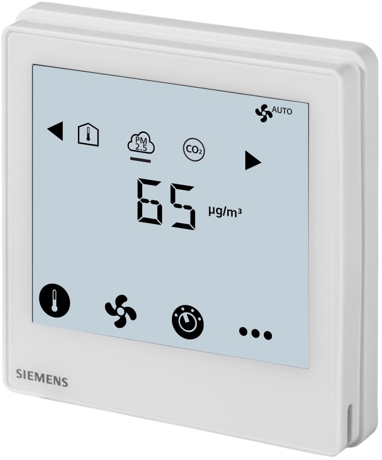 SIEMENS - BUILDING T - BCTS55770-T408 RDF870MB REG.AMB.QUAL.ARIA.,TOUCH,MODBUS