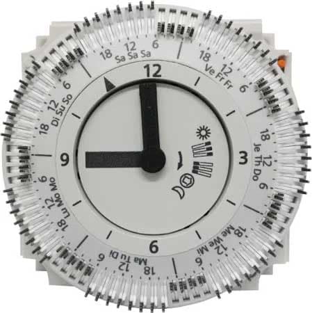 SIEMENS - BUILDING T BCTBPZ:AUZ3.7 OROLOGIO ANALOGICO SETTIMANALE PER RVP20