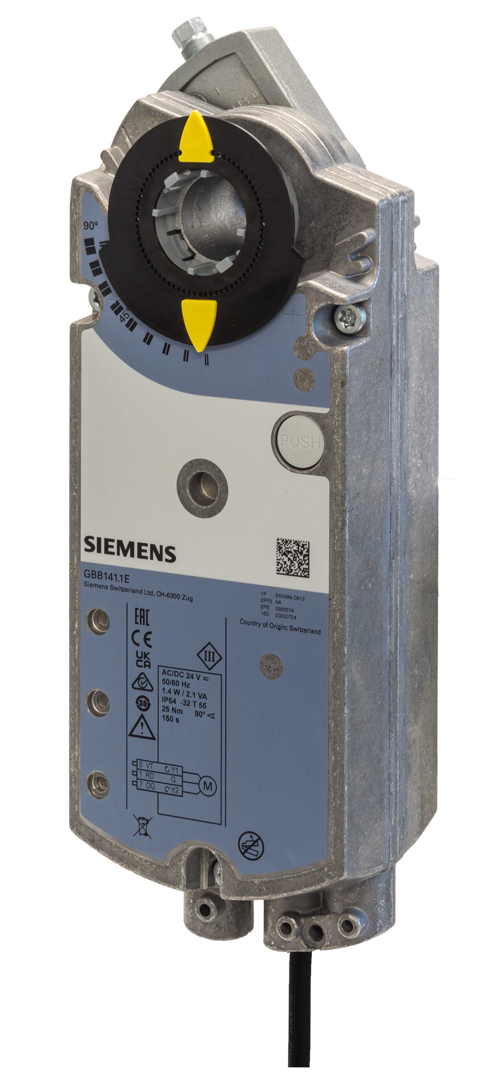 SIEMENS - BUILDING T BCTS55499-D814 GBB145.1E SERV.SER.25NM 2/3PTI AC/DC 24V