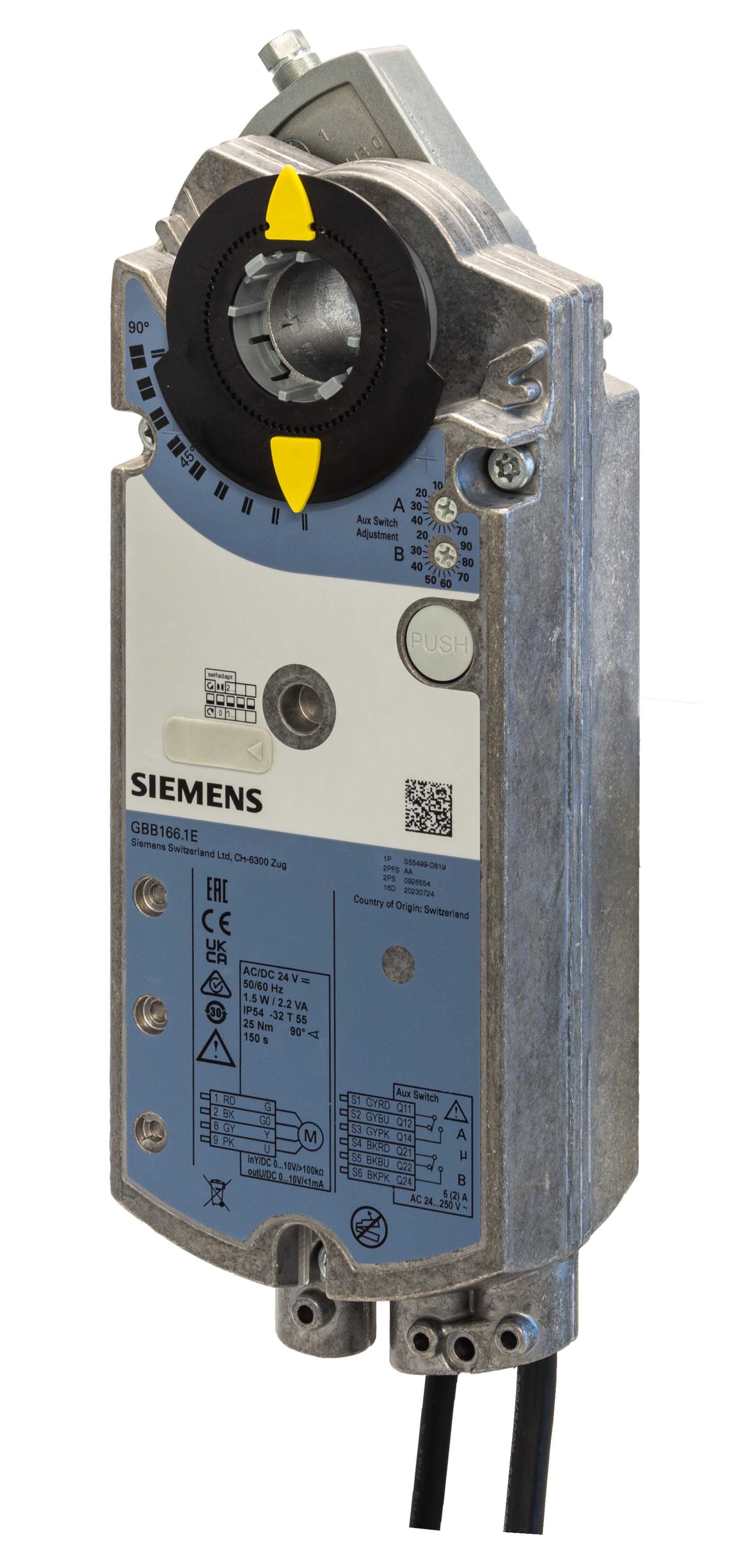 SIEMENS - BUILDING T BCTS55499-D816 GBB161.1E SERV.SER.25NM 0-10V AC/DC 24V