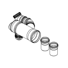 BAXI BAXA7716635 KIT SCARICO FUMI 3 CALD.90/150