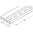 DIETZEL - DIE077443 Ankerschiene, ungelocht, Schlitzweite 18