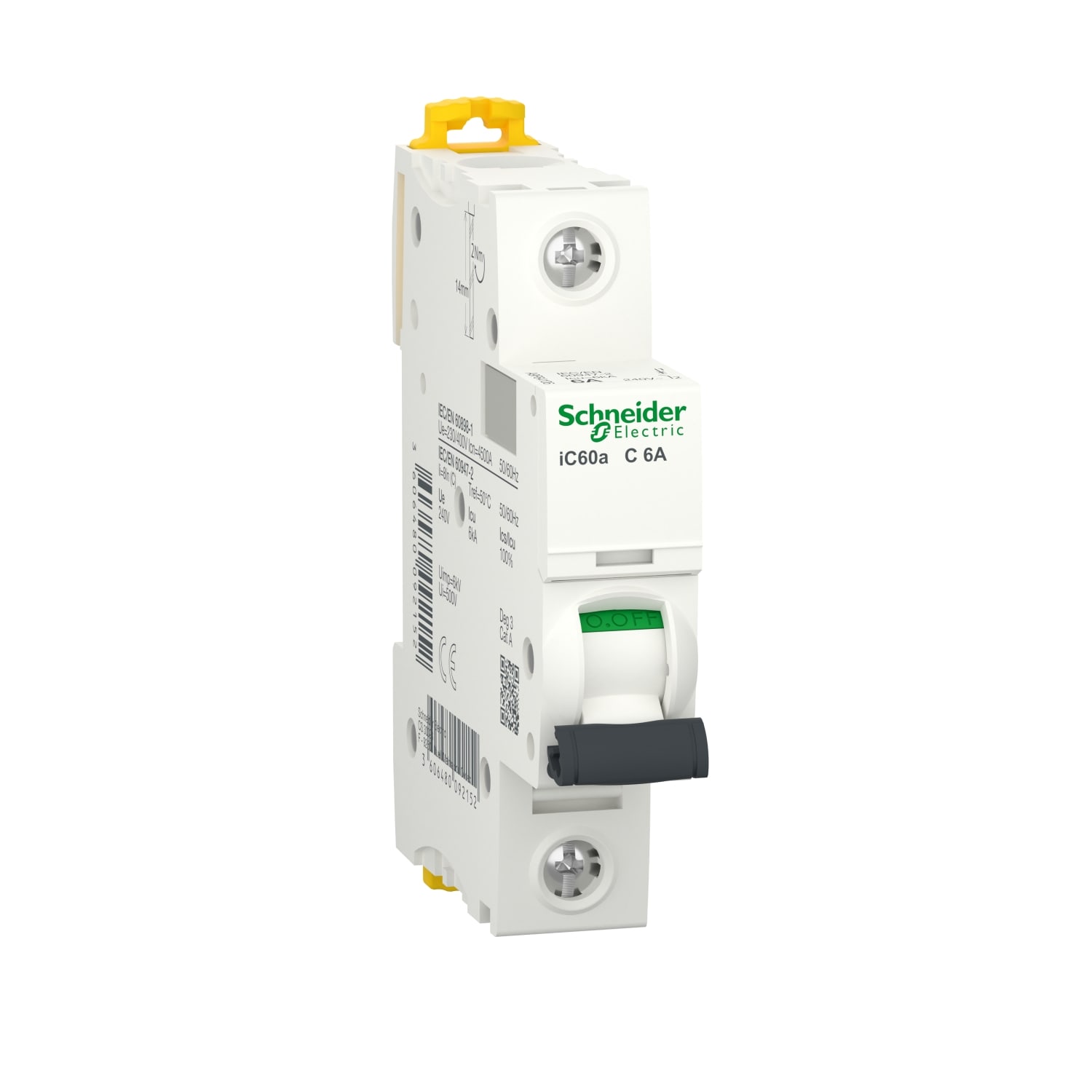 SCHNEIDER ELECTRIC SNRA9F64106 IC60A 1P C 6A 4500A