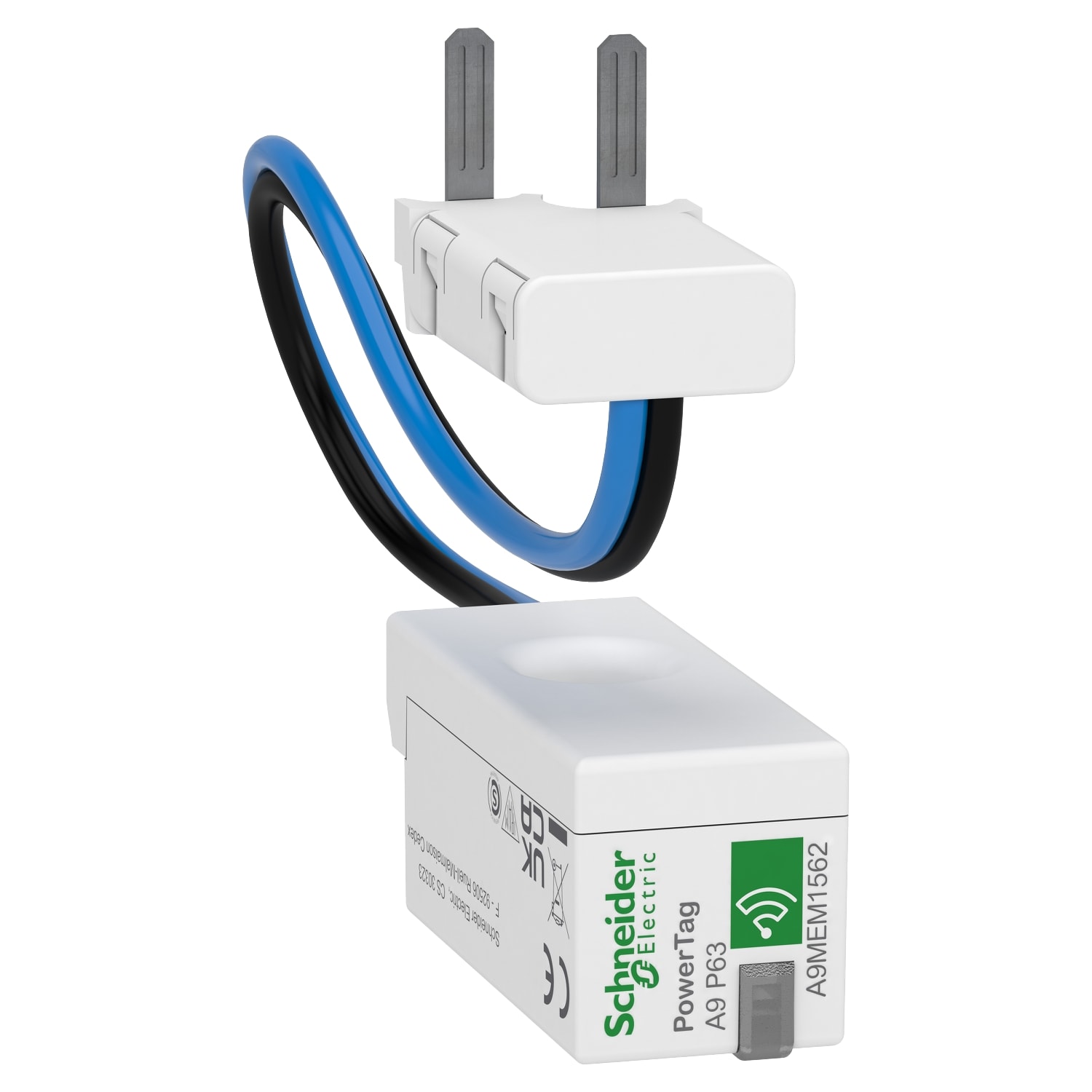 SCHNEIDER ELECTRIC SNRA9MEM1562 POWERTAG WIREL. P63A 1PN VALLE 9MM