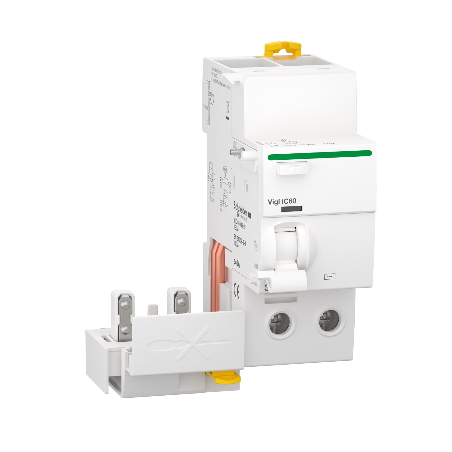 SCHNEIDER ELECTRIC SNRA9Q01240 QUICKVIGI IC60 2P 40A 30MA AC 130V