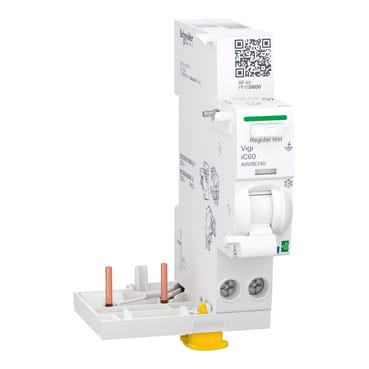 SCHNEIDER ELECTRIC - SNRA9V8E240 Blocco addizionale comunicante Acti9 Vigi iC60, 2P, 40A, 30mA, tipo A-SI