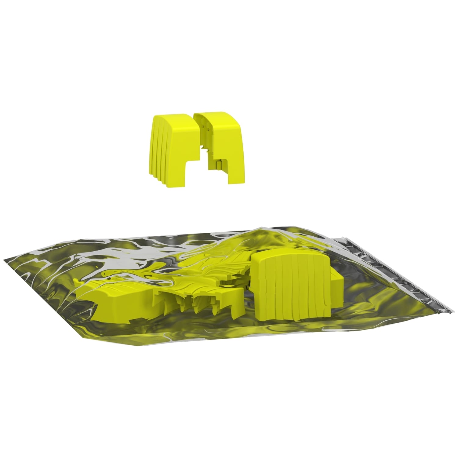 SCHNEIDER ELECTRIC - SNRA9XPE410 Confezione 10 piastrine laterali pettini 4P iC60/STI