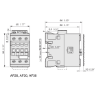 ABB SPA - ABBAF38Z220021 AF38Z-22-00-21 CONT 4P 55A AC1 24-60VAC/