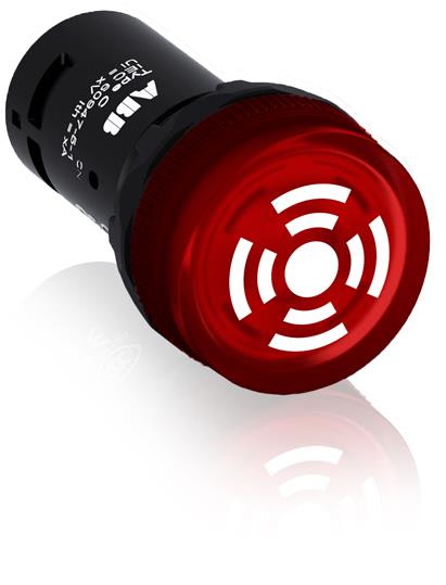 ABB SPA - ABBCB1610R CB1-610R Buzzer puls,ROSSO,24Vc.a./c.c.