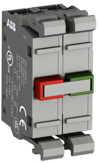 ABB SPA - ABBEO 574 7 MCB-11 CONTATTI ASSEMBLATI 1NA+1NC