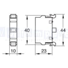 ABB SPA ABBEO 404 7 MCBH-30 CONTATTO CON PORTA CONTATTI