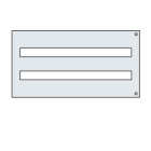 ABB SPA - ABBPM3648 PANNELLO MOD. H=300 CON CAVE PASSO 150MM