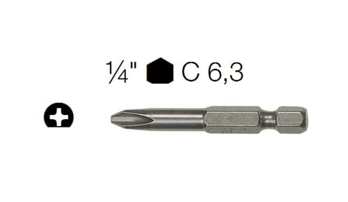 ABC TOOLS SPA - ABCA15834002 INSERTI E 6,3 A 1583/4 PH 2
