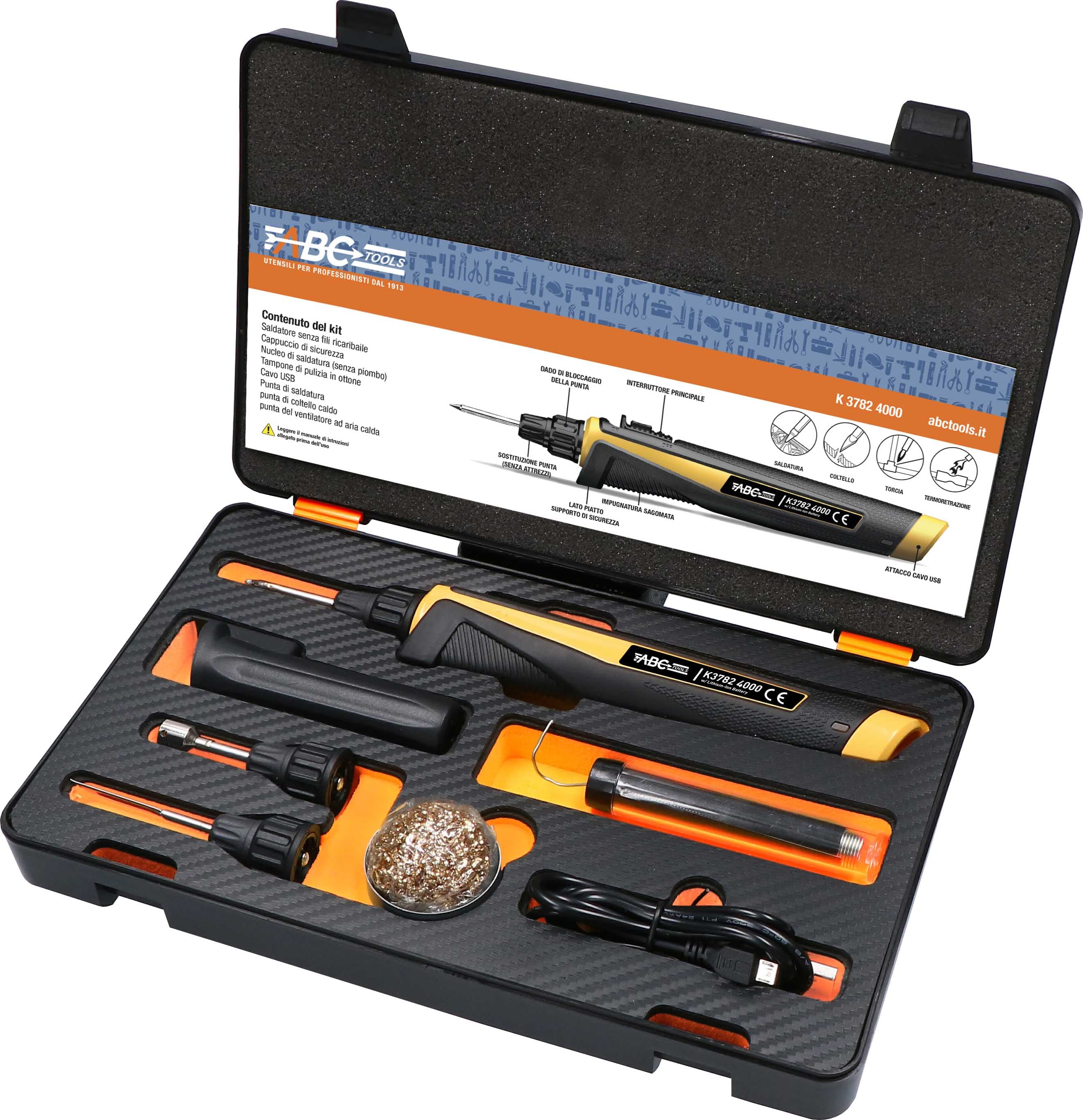 ABC TOOLS SPA ABCK37824000 SALDATORE A BATT. RIC. 2,9 AH