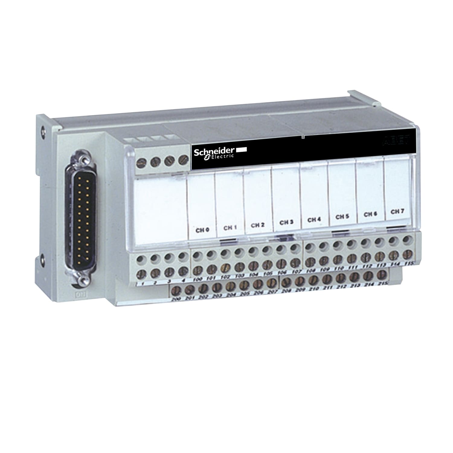 SCHNEIDER ELECTRIC - SNRABE7CPA02 Sottobase di connessione ABE7 - Per la distribuzione passiva di 8 canali