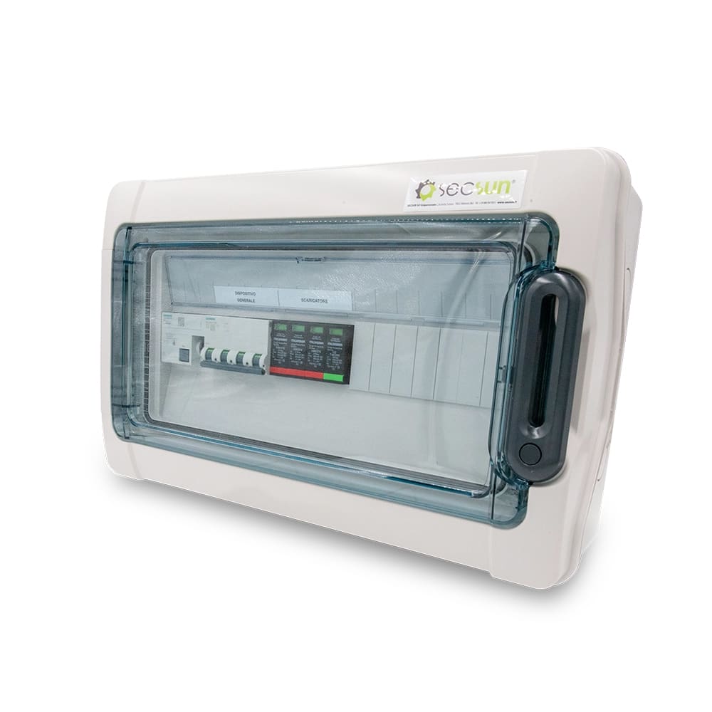 CONTACT ITALIA SRL - IICQACT10L Quadro Fotovoltaico SecSun in Corrente Alternata Light per Impianti Trifase da 10 kW