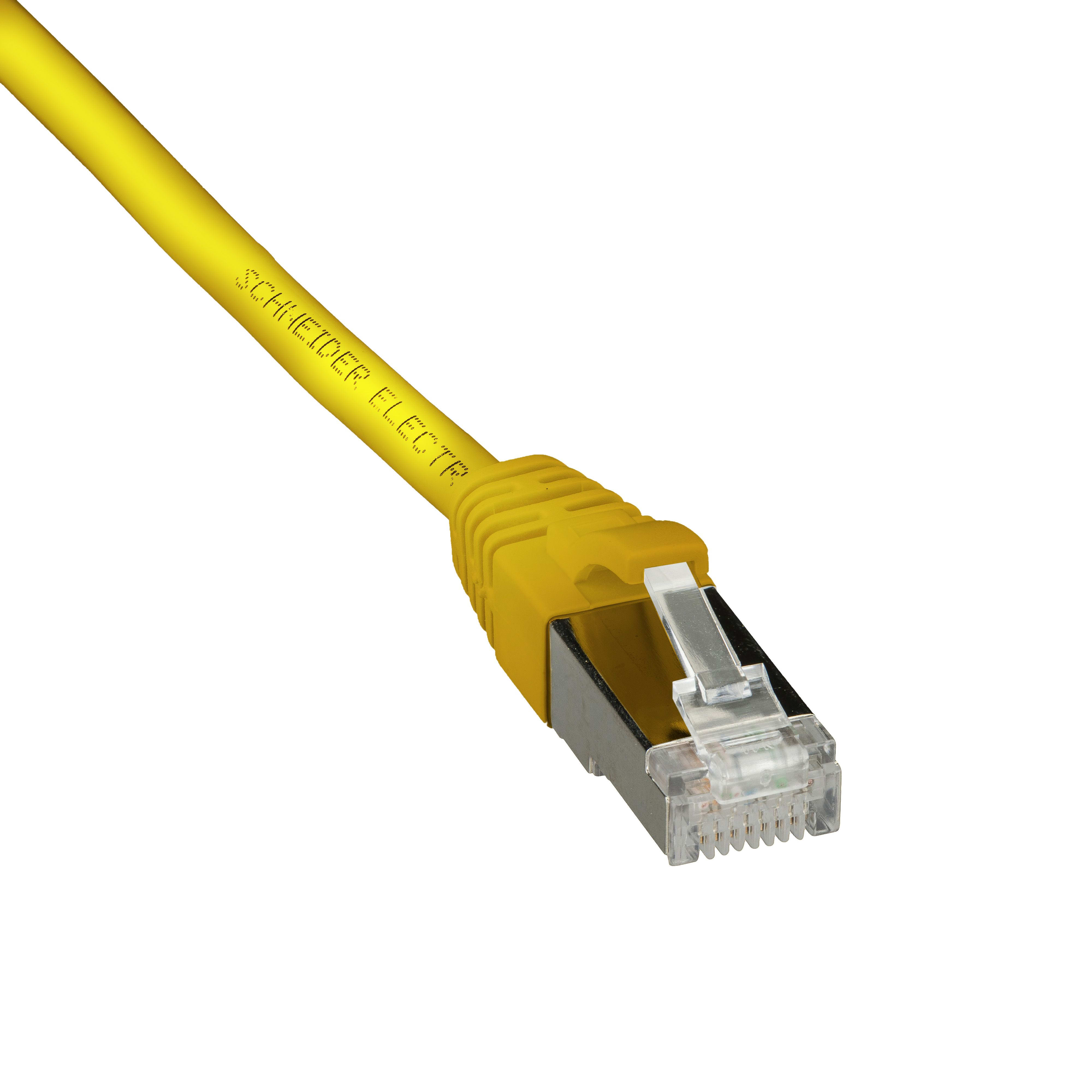 SCHNEIDER ELECTRIC SNRACTPC6FULS10YL PC F/UTP 4P CAT6 250 MHZ LSZH 1M GIA