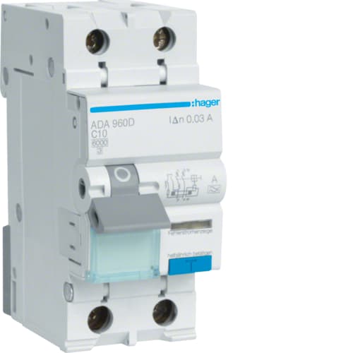 HAGER BOCCHIOTTI HBZADA960D INTERRUTTORE DIFFERENZIALE MAGNETOTERMIC