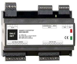 DIGIMAX SRL DIXADC-4CH-MODBUS DIMMER CONVERTER MODBUS 12-48VIN 4CH