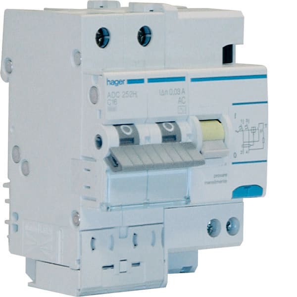 HAGER HAGADC225H DIFF MAGN 2P 30MA 32A 4.5KA C 4M