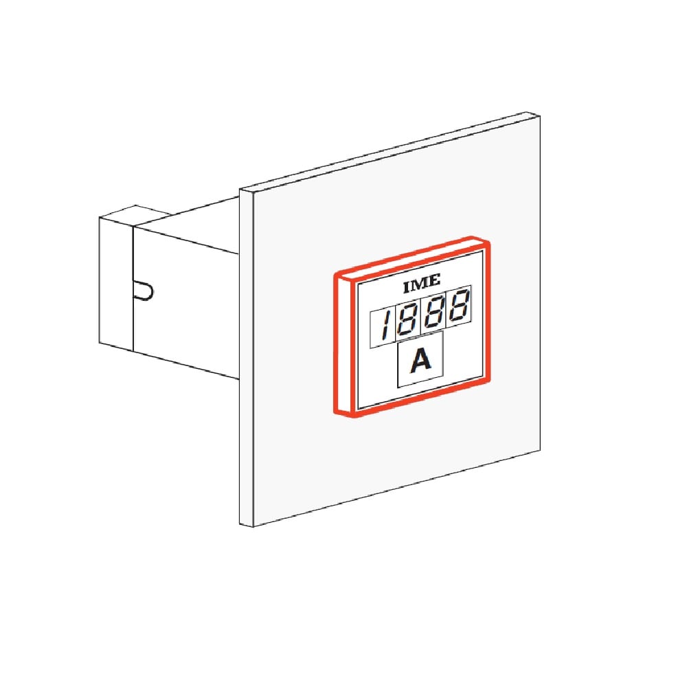 IME - IMSADGIP543 FRONTALE IP54 DIGITALE 72X36