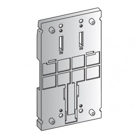 ELETTRA SRL AEG AEGFDKD4 KIT PER MONTAGGIO SU GUIDA DIN 4P X MM9