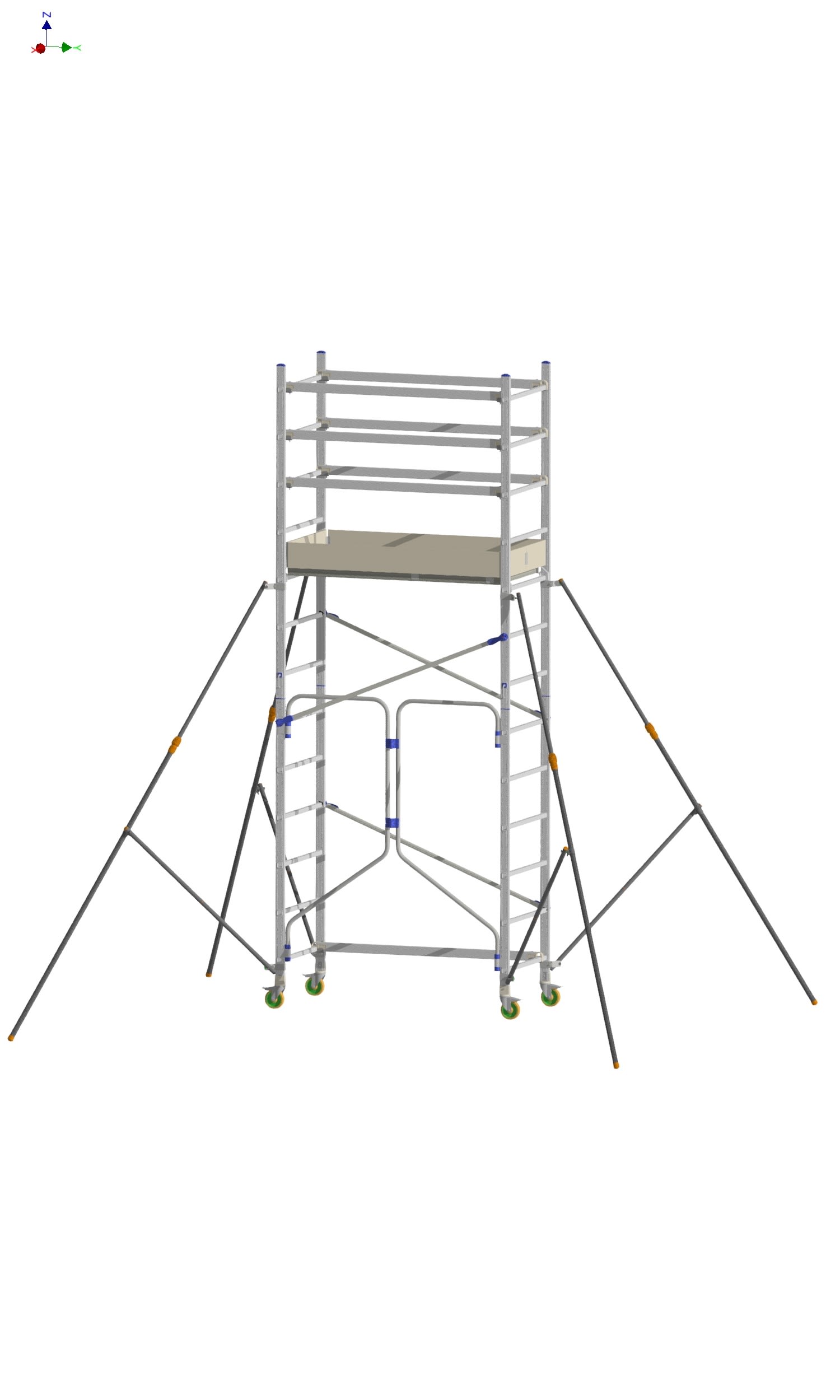 FACAL SRL - FAFAL410/P TRABATTELLO ALTO M. 4,10 BASE PIEGHEVOLE
