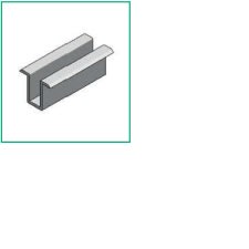 ALUSISTEMI - ALUATL020.80 MORSETTO CENTRALE FISS.PANNELLI - SENZA