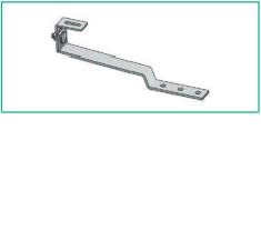 ALUSISTEMI - ALUATL028.ZN STAFFA PER TEGOLA RIBASSATA - SINGOLA RE